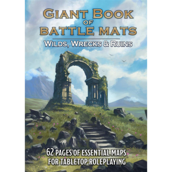 European Player Network The Giant Book of Battle Mats: Wilds, Wrecks & Ruins boek