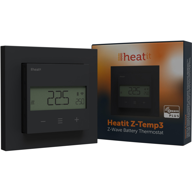 heat it Z-Temp3 Z-wave Battery Thermostat thermostaat