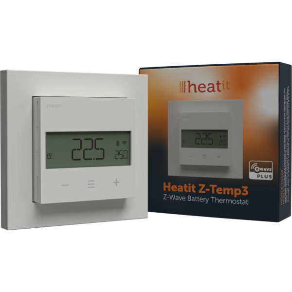 heat it Z-Temp3 Z-wave Battery Thermostat thermostaat