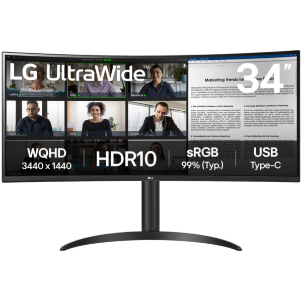 LG UltraWide 34WR50QK-B ledmonitor