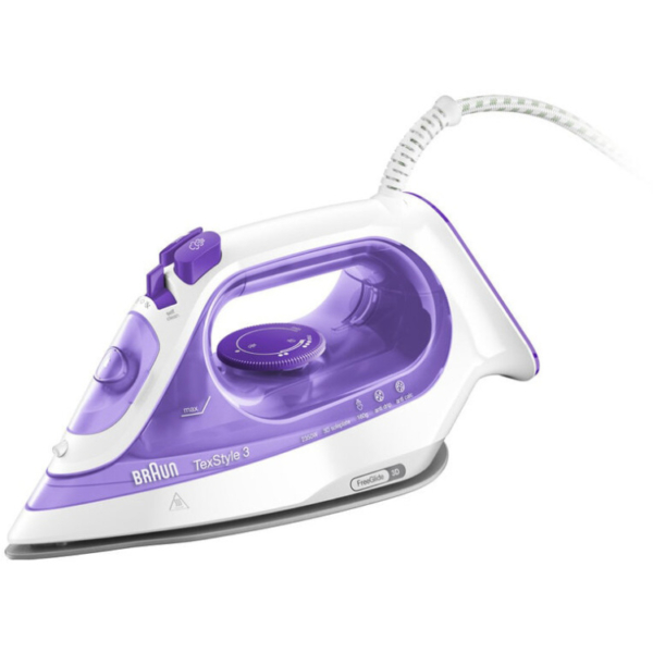 Braun TexStyle 3 stoomstrijkijzer SI 3042 violet