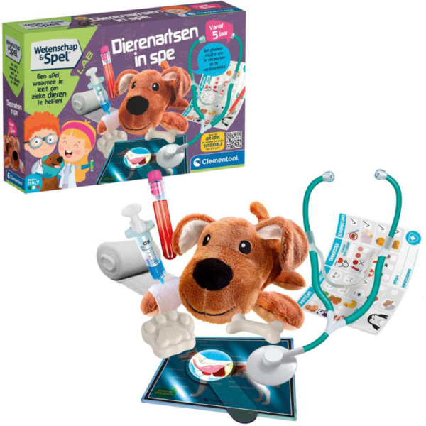 Clementoni Wetenschap & spel - Dierenartsen in spe Leerspel