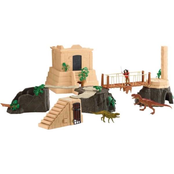 Schleich Dinosaurs - Megaset Dinotempelverovering speelfiguur