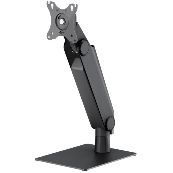 goobay Freestanding Single Monitor Mount, 17 tot 32 inch monitorarm