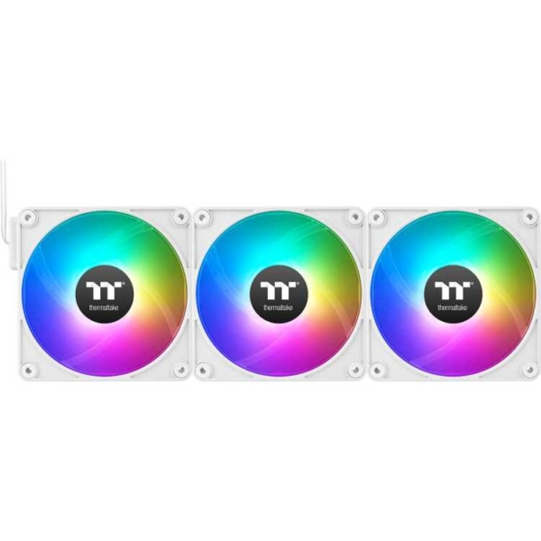 Thermaltake CT120 EX Reverse ARGB Sync PC Cooling Fan Snow (3-Fan Pack) case fan