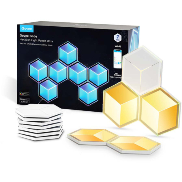 Govee Glide Hexagon Light Panels Ultra - 7-pack sfeerverlichting