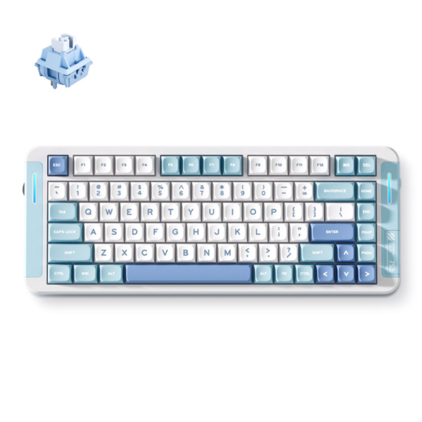 MCHOSE X75 V2 Blue Whale Sea Custom Mechanical toetsenbord