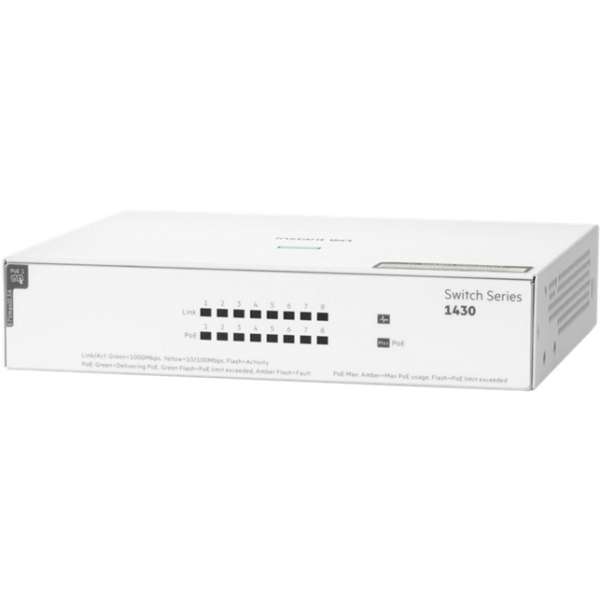 Hewlett Packard Enterprise Instant On 1430 8G CL4 PoE switch