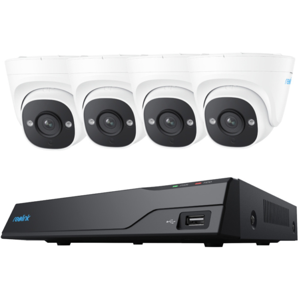 Reolink NVS8-5MD4, slimme 5 MP PoE beveiligingscamera