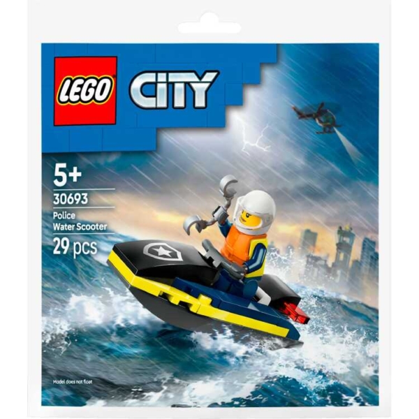 LEGO City - Politiewaterscooter Constructiespeelgoed