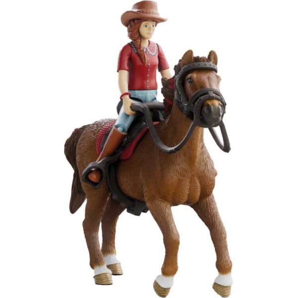 Schleich Horse Club - Hannah & Cayenne speelfiguur