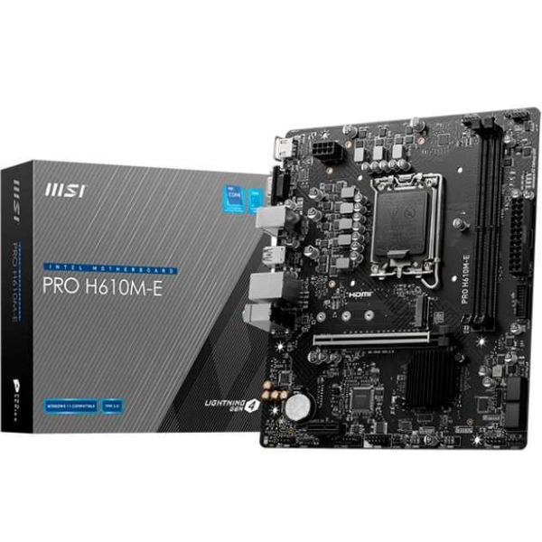 MSI PRO H610M-E moederbord