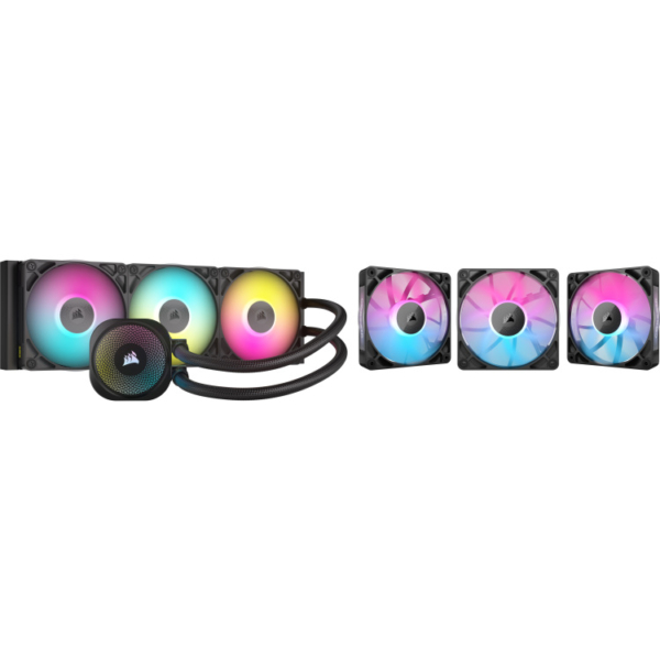 Corsair iCUE LINK TITAN 360 RX RGB + 3x iCUE LINK RX120 RGB Cooling bundel waterkoeling