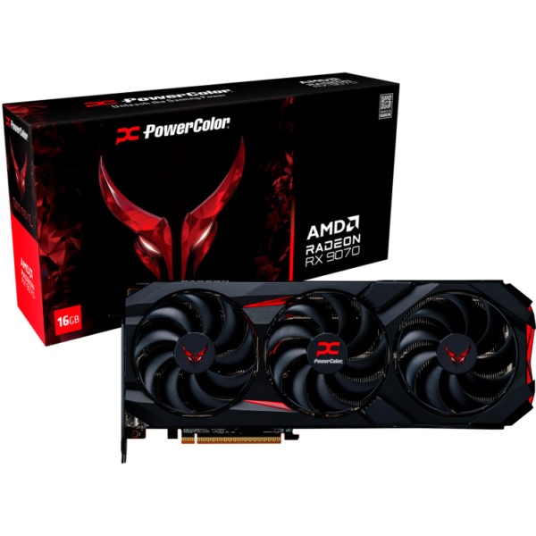 PowerColor Radeon RX 9070 Red Devil 16GB OC grafische kaart