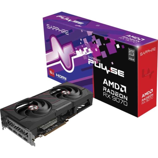 SAPPHIRE Radeon RX 9070 Pulse grafische kaart