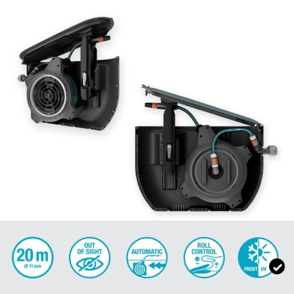 GARDENA Undercover slangenbox RollUp M, 20 meter Slanghaspel