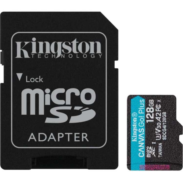Kingston Canvas Go! Plus microSDXC 128 GB geheugenkaart