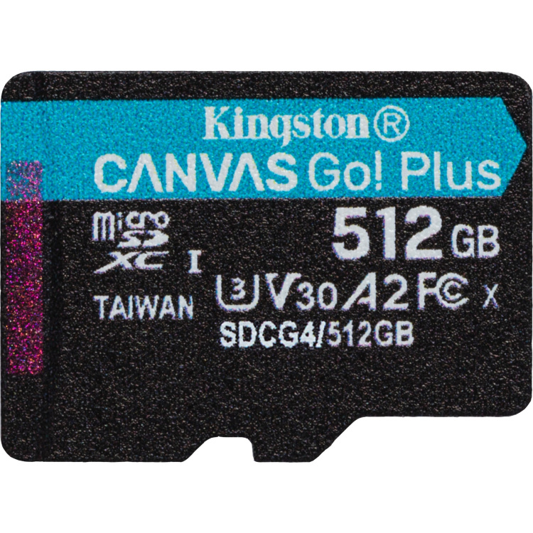 Kingston Canvas Go! Plus microSDXC 512 GB geheugenkaart