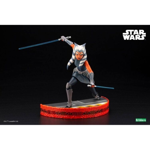 Diverse Star Wars The Clone Wars ARTFX PVC Statue 1/7 Ahsoka Tano Escape from the Clones 24 cm decoratie