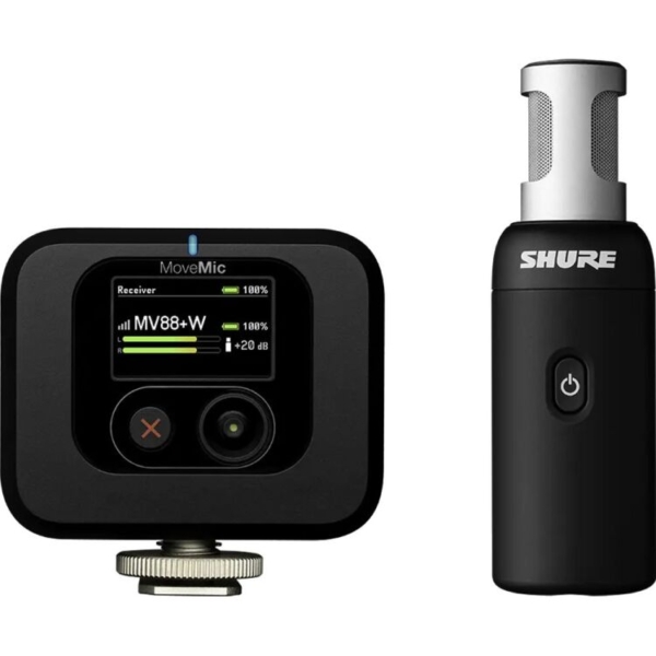SHURE MoveMic 88+ Draadloze Video Microfoon Ontvangerset