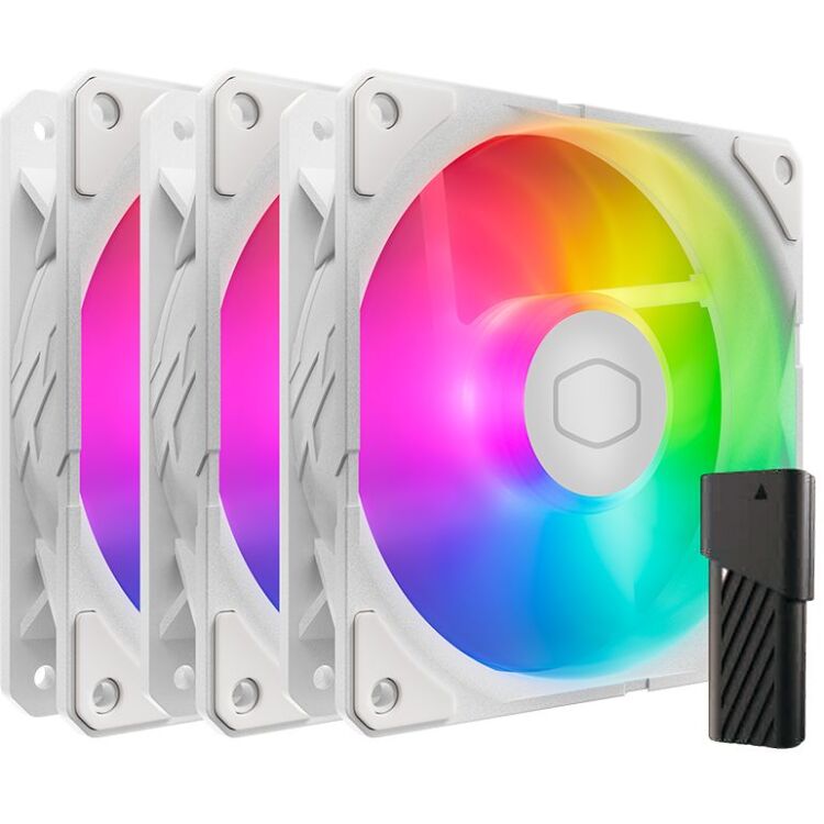 Cooler Master SickleFlow Edge 120 ARGB White Edition Fan Kit case fan