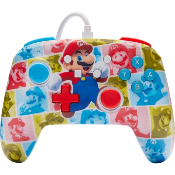 PowerA Switch Wired Controller MarioHero gamepad