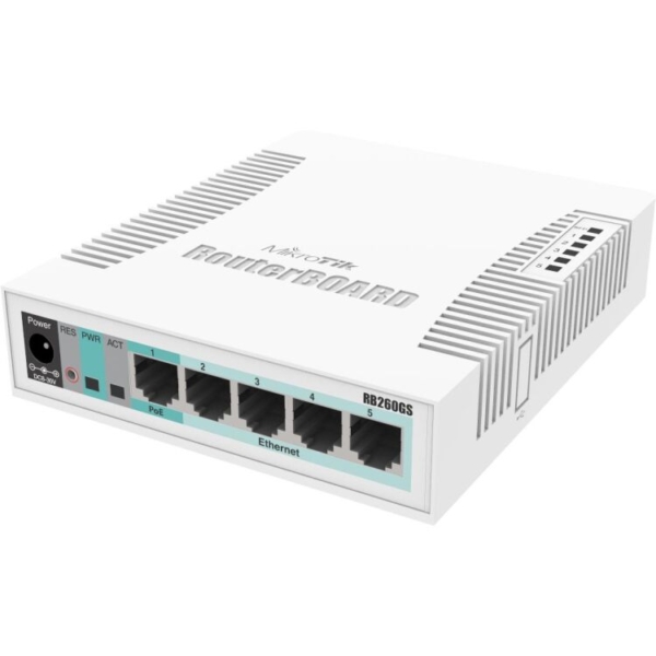 MikroTik RB260GS Smart Switch (CSS106-5G-1S)