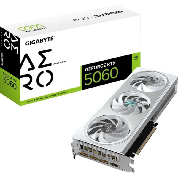 GIGABYTE GeForce RTX 5060 AERO OC 8G grafische kaart