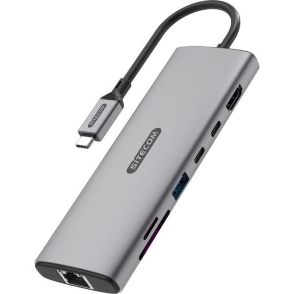 Sitecom 6 in 1 USB-C Multiport Adapter LAN dockingstation