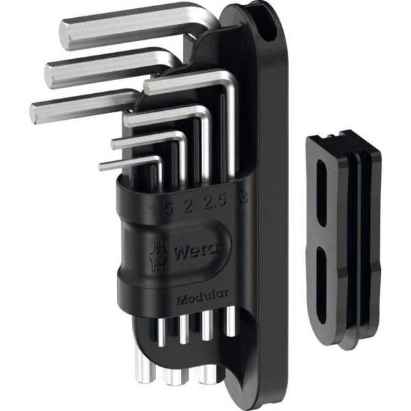 Wera Tool-Check Modular stiftsleutel Hex-Plus 1, 7-delig schroevendraaier