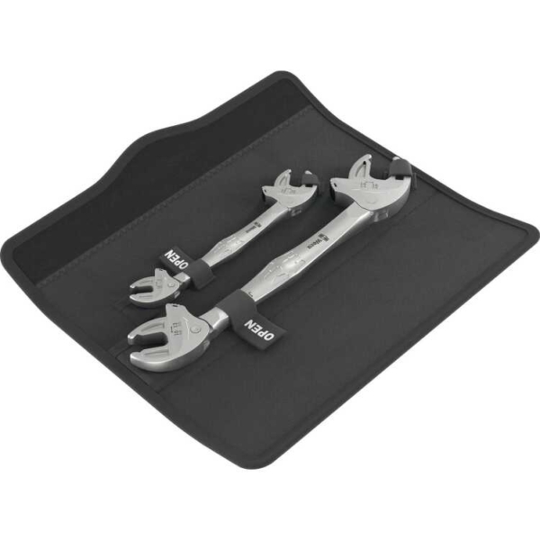 Wera 6006 Joker 2 set 1 Zelfinstellende dubbele steeksleutel, 2-delig moersleutel