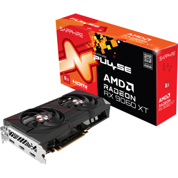 SAPPHIRE Radeon RX 9060 XT Pulse 8GB grafische kaart