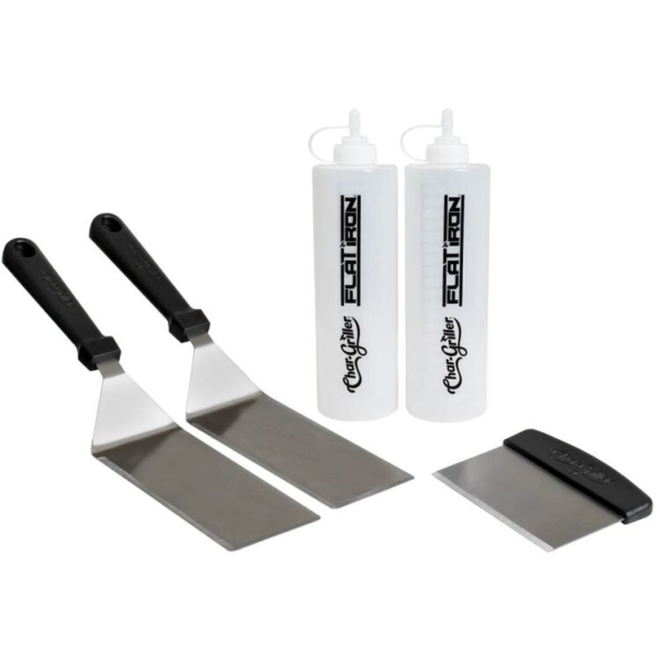 Char-Griller Flat Iron Bakplaat Starter Kit grillbestek