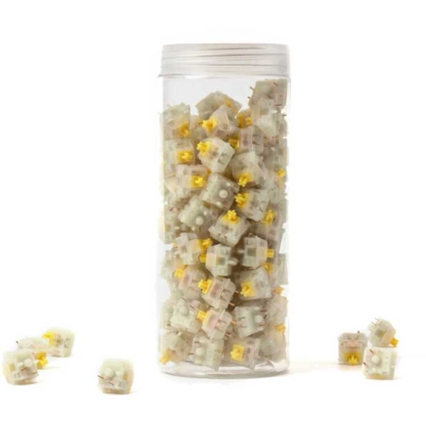 Keychron Gateron KS-3 Milky Pro Switch - Yellow keyboard switches