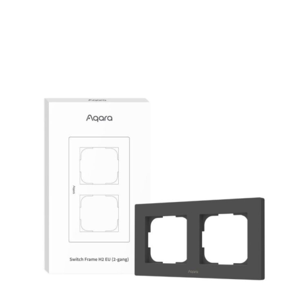 Aqara Switch Frame H2 EU 2-gang frontje