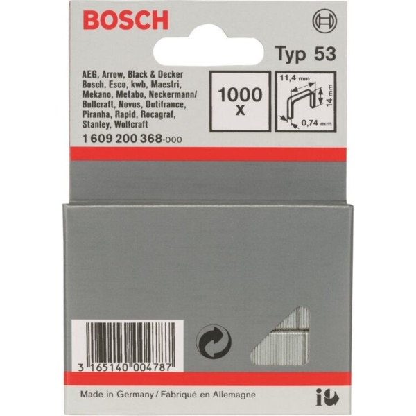 Bosch Niet met fijne draad, type 53 nietjes