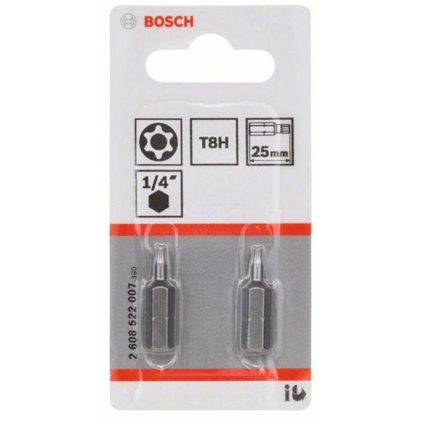 Bosch T8H security torx bit