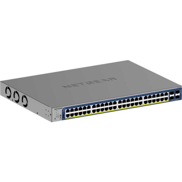 Netgear 48-poorts Gigabit PoE+ Smart Switch met 4 SFP+ poorten