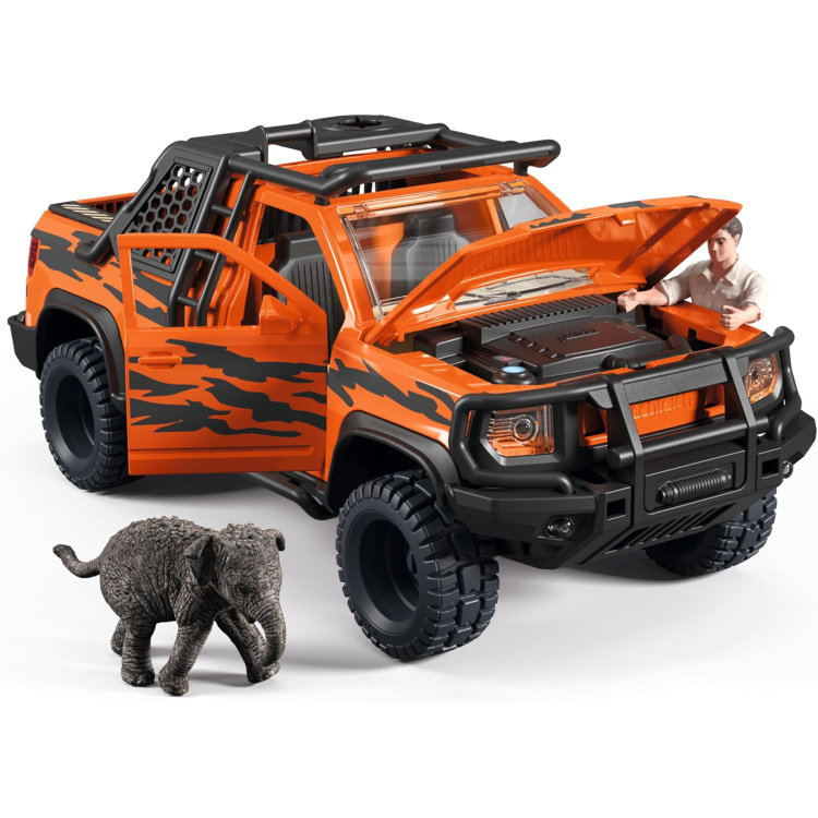 Schleich Farm World - Avontuurlijk voertuig in de jungle speelfiguur