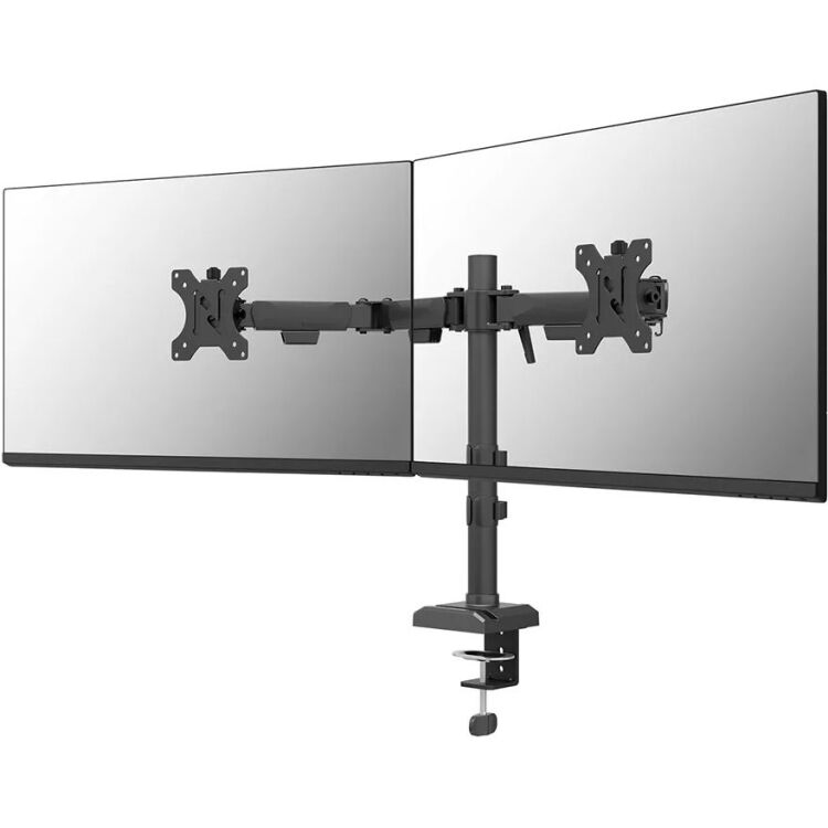 Neomounts DS60-600BL2 Monitorarm 10-32" - Quick-fix - 180°-stop