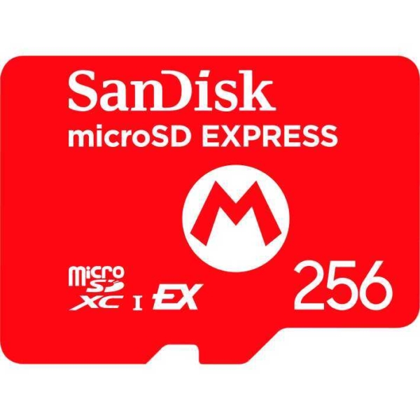 SanDisk Nintendo Switch 2 mircoSD Express Card 256 GB geheugenkaart
