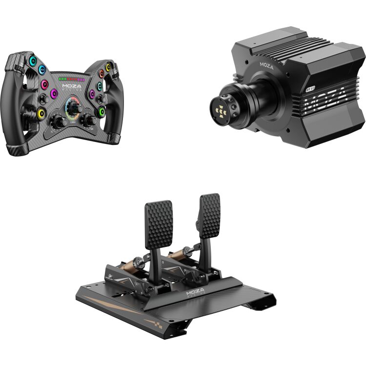 MOZA R9 V3 + KS + CRP2 bundel stuur