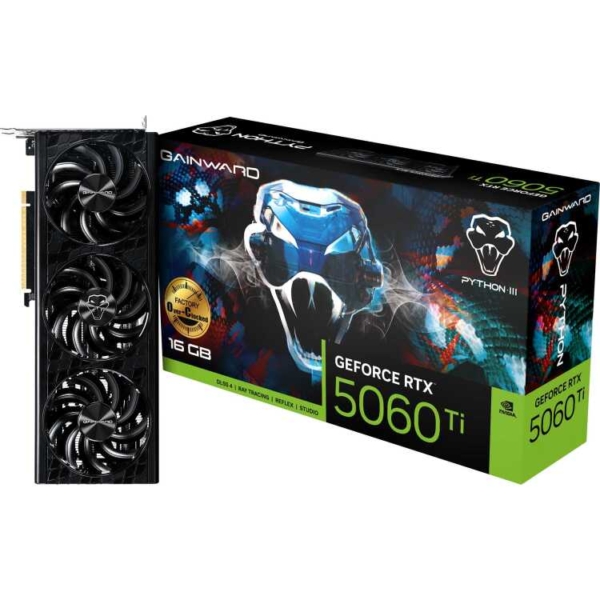 Gainward GeForce RTX 5060 Ti Python III OC 16GB grafische kaart