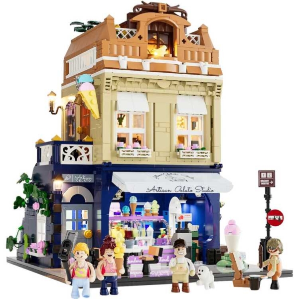 Lumibricks Town Life - Gelato Store Constructiespeelgoed