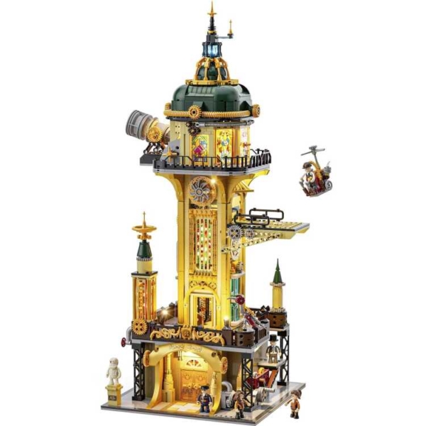 Lumibricks Steampunk World - Steampunk Watch Tower Constructiespeelgoed