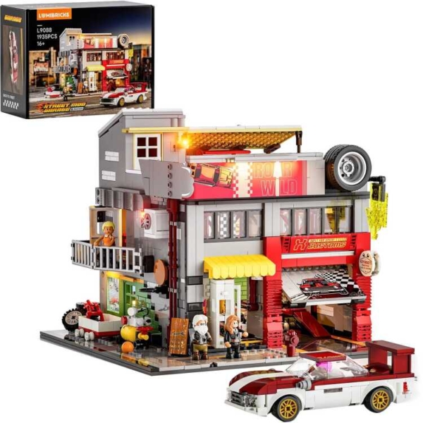 Lumibricks Street Fusion - Street MOD Garage Constructiespeelgoed