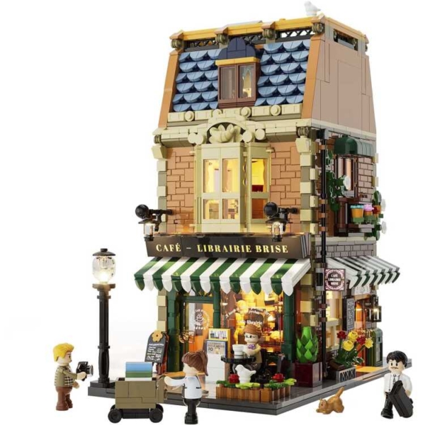 Lumibricks Town Life - Book-Cafe Constructiespeelgoed