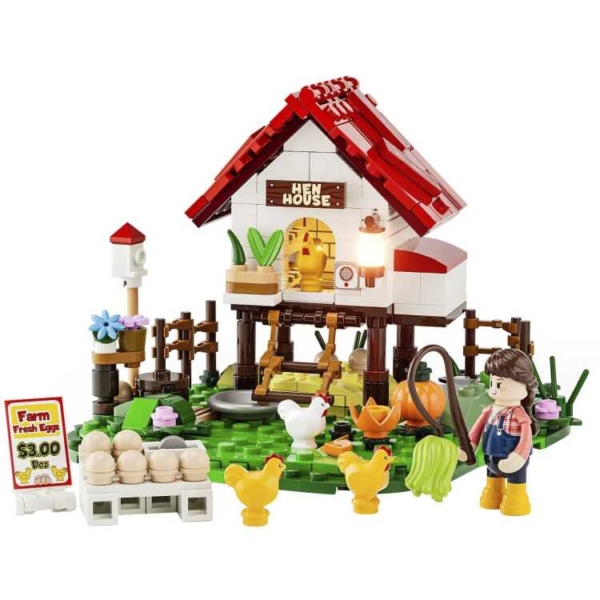 Lumibricks Farm Life - The Hen House Constructiespeelgoed