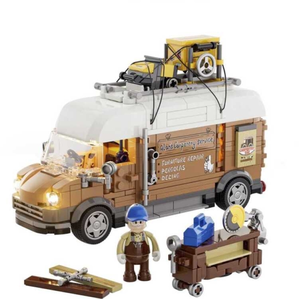 Lumibricks Vehicle - Carpentry Van Constructiespeelgoed