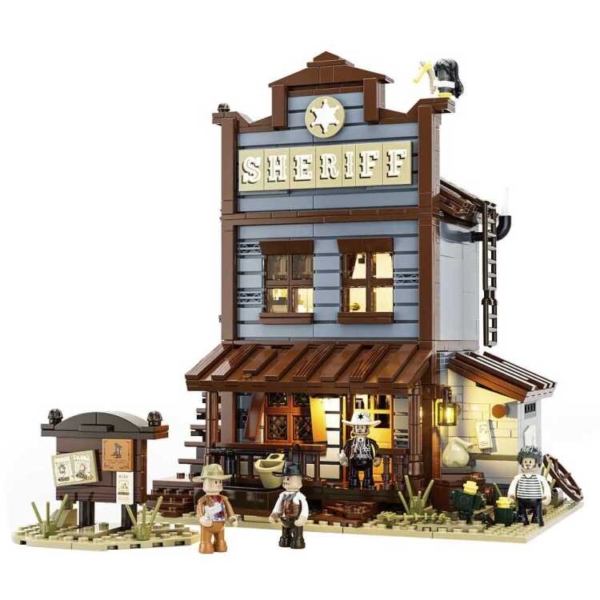 Lumibricks The Old West - Sheriff's Office Constructiespeelgoed
